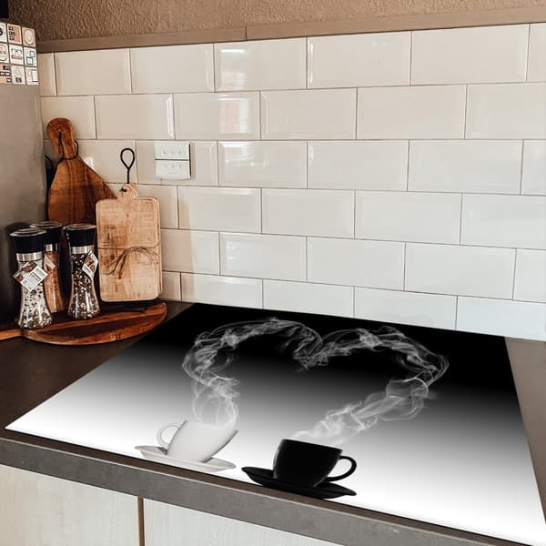 KitchenYeah Induktionsskydd - Skyddsmatta Spishäll - Induktionshäll Täckmatta - Dekoration Kökstillbehör