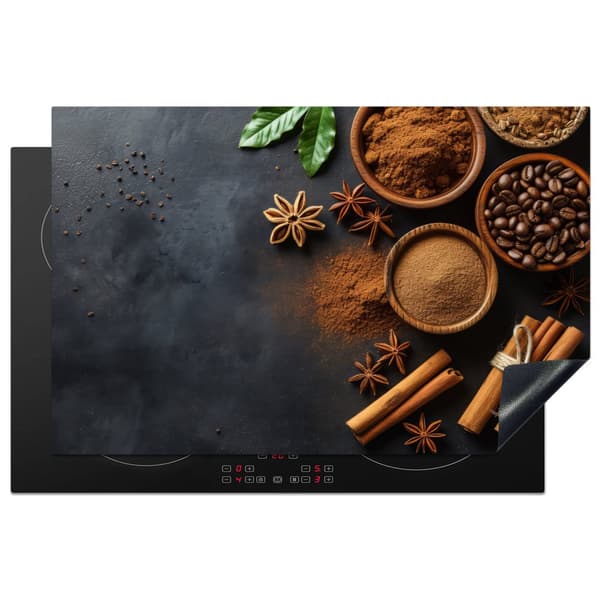 KitchenYeah Induktionsskydd - Skyddsmatta Spishäll - Induktionshäll Täckmatta - Dekoration Kökstillbehör