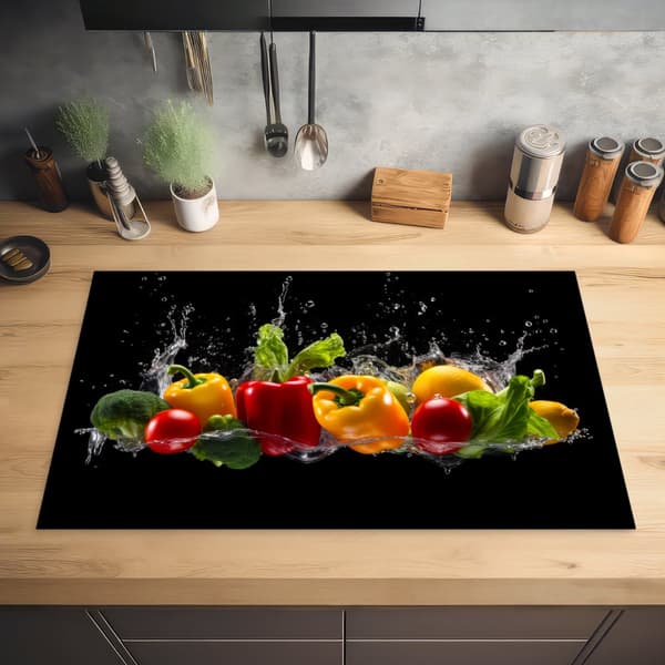 KitchenYeah Induktionsskydd - Skyddsmatta Spishäll - Induktionshäll Täckmatta - Dekoration Kökstillbehör