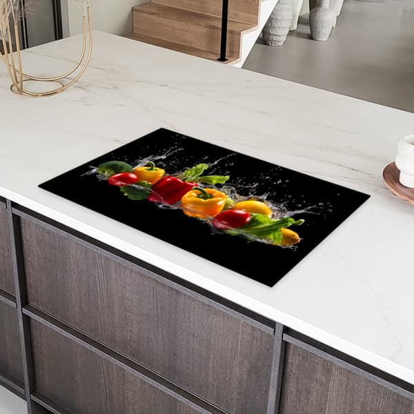 KitchenYeah Induktionsskydd - Skyddsmatta Spishäll - Induktionshäll Täckmatta - Dekoration Kökstillbehör