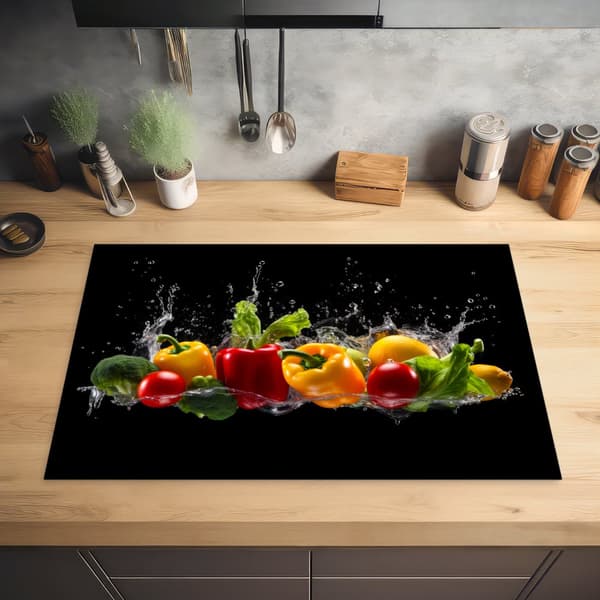 KitchenYeah Induktionsskydd - Skyddsmatta Spishäll - Induktionshäll Täckmatta - Dekoration Kökstillbehör