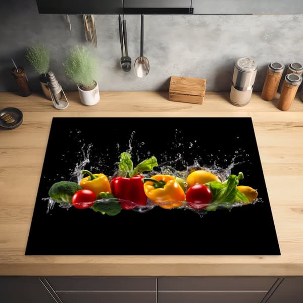 KitchenYeah Induktionsskydd - Skyddsmatta Spishäll - Induktionshäll Täckmatta - Dekoration Kökstillbehör