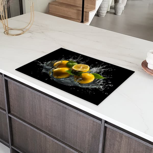 KitchenYeah Induktionsskydd - Skyddsmatta Spishäll - Induktionshäll Täckmatta - Dekoration Kökstillbehör