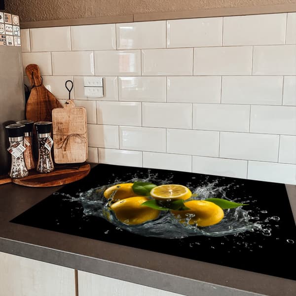 KitchenYeah Induktionsskydd - Skyddsmatta Spishäll - Induktionshäll Täckmatta - Dekoration Kökstillbehör