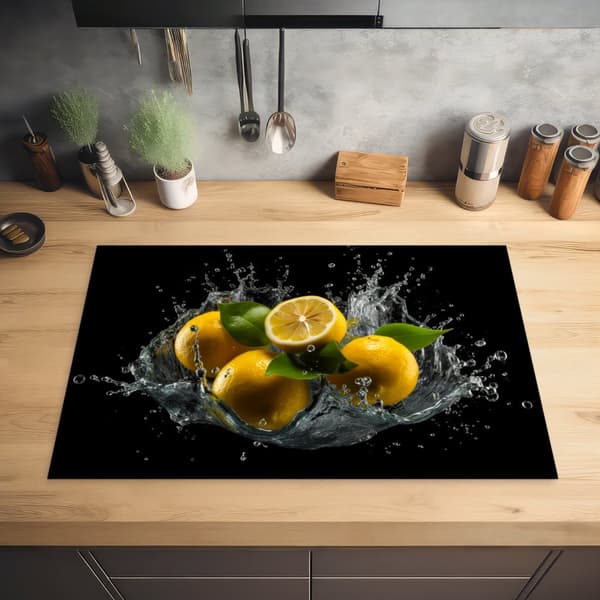 KitchenYeah Induktionsskydd - Skyddsmatta Spishäll - Induktionshäll Täckmatta - Dekoration Kökstillbehör