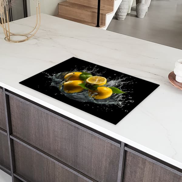 KitchenYeah Induktionsskydd - Skyddsmatta Spishäll - Induktionshäll Täckmatta - Dekoration Kökstillbehör