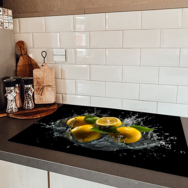 KitchenYeah Induktionsskydd - Skyddsmatta Spishäll - Induktionshäll Täckmatta - Dekoration Kökstillbehör