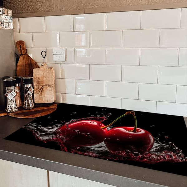 KitchenYeah Induktionsskydd - Skyddsmatta Spishäll - Induktionshäll Täckmatta - Dekoration Kökstillbehör