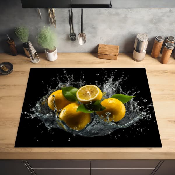 KitchenYeah Induktionsskydd - Skyddsmatta Spishäll - Induktionshäll Täckmatta - Dekoration Kökstillbehör