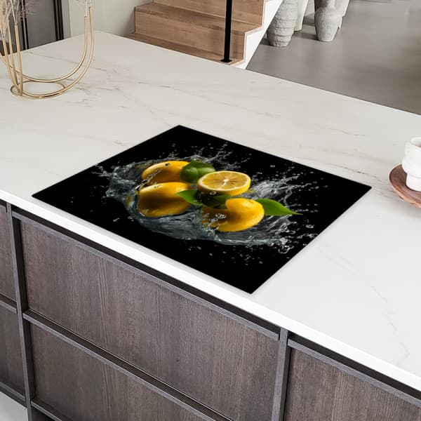 KitchenYeah Induktionsskydd - Skyddsmatta Spishäll - Induktionshäll Täckmatta - Dekoration Kökstillbehör