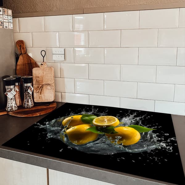 KitchenYeah Induktionsskydd - Skyddsmatta Spishäll - Induktionshäll Täckmatta - Dekoration Kökstillbehör