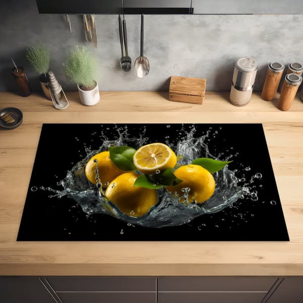 KitchenYeah Induktionsskydd - Skyddsmatta Spishäll - Induktionshäll Täckmatta - Dekoration Kökstillbehör