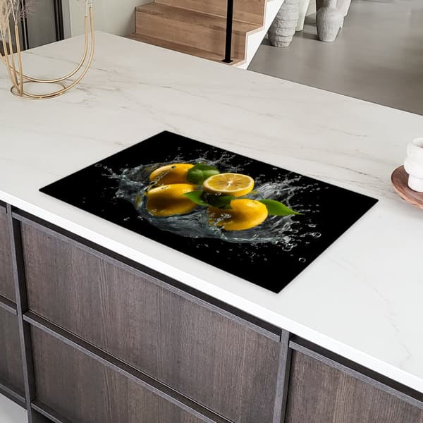 KitchenYeah Induktionsskydd - Skyddsmatta Spishäll - Induktionshäll Täckmatta - Dekoration Kökstillbehör