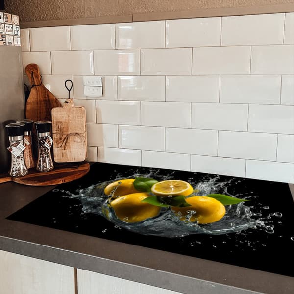 KitchenYeah Induktionsskydd - Skyddsmatta Spishäll - Induktionshäll Täckmatta - Dekoration Kökstillbehör