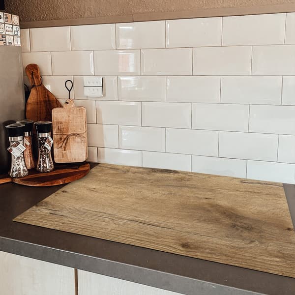 KitchenYeah Induktionsskydd - Skyddsmatta Spishäll - Induktionshäll Täckmatta - Dekoration Kökstillbehör
