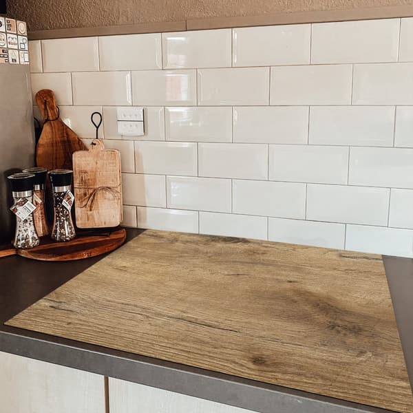 KitchenYeah Induktionsskydd - Skyddsmatta Spishäll - Induktionshäll Täckmatta - Dekoration Kökstillbehör