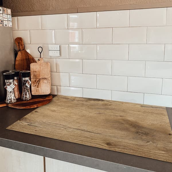 KitchenYeah Induktionsskydd - Skyddsmatta Spishäll - Induktionshäll Täckmatta - Dekoration Kökstillbehör