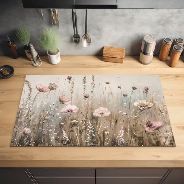 KitchenYeah Induktionsskydd - Skyddsmatta Spishäll - Induktionshäll Täckmatta - Dekoration Kökstillbehör