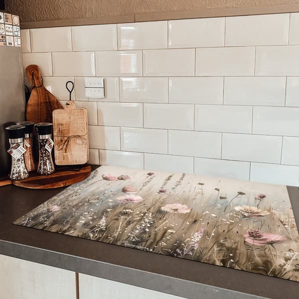 KitchenYeah Induktionsskydd - Skyddsmatta Spishäll - Induktionshäll Täckmatta - Dekoration Kökstillbehör