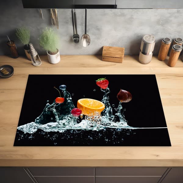 KitchenYeah Induktionsskydd - Skyddsmatta Spishäll - Induktionshäll Täckmatta - Dekoration Kökstillbehör