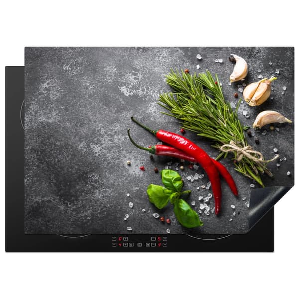KitchenYeah Induktionsskydd - Skyddsmatta Spishäll - Induktionshäll Täckmatta - Dekoration Kökstillbehör