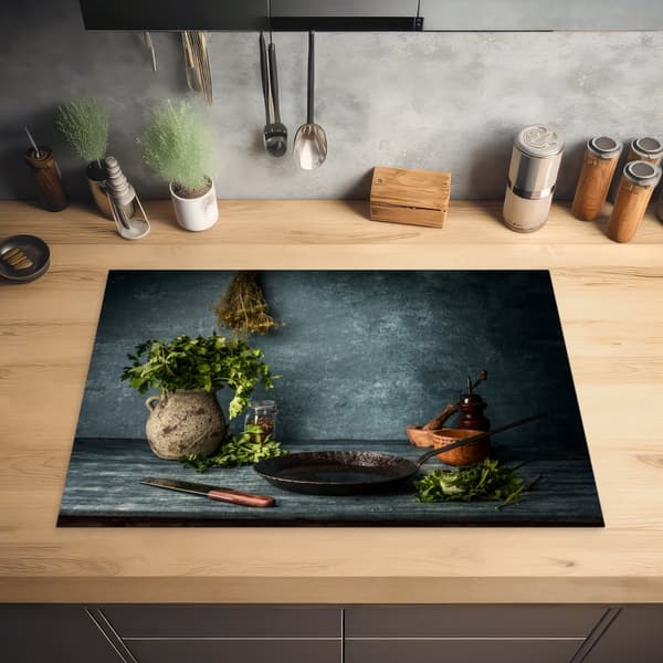 KitchenYeah Induktionsskydd - Skyddsmatta Spishäll - Induktionshäll Täckmatta - Dekoration Kökstillbehör