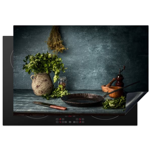 KitchenYeah Induktionsskydd - Skyddsmatta Spishäll - Induktionshäll Täckmatta - Dekoration Kökstillbehör