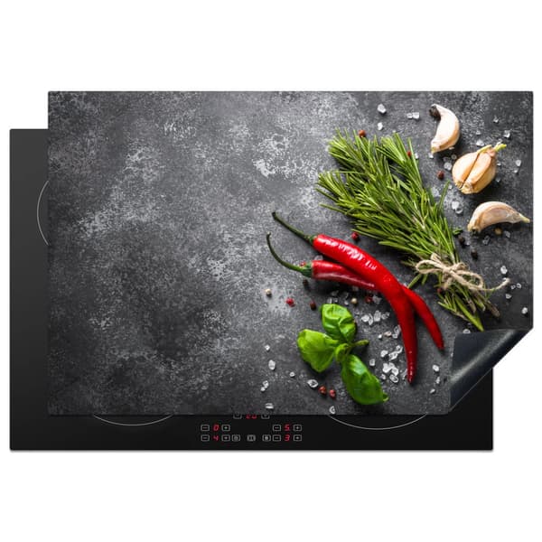 KitchenYeah Induktionsskydd - Skyddsmatta Spishäll - Induktionshäll Täckmatta - Dekoration Kökstillbehör