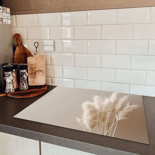 KitchenYeah Induktionsskydd - Skyddsmatta Spishäll - Induktionshäll Täckmatta - Dekoration Kökstillbehör