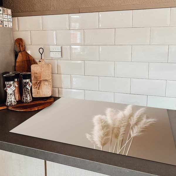 KitchenYeah Induktionsskydd - Skyddsmatta Spishäll - Induktionshäll Täckmatta - Dekoration Kökstillbehör