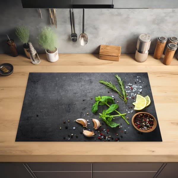 KitchenYeah Induktionsskydd - Skyddsmatta Spishäll - Induktionshäll Täckmatta - Dekoration Kökstillbehör