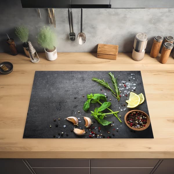 KitchenYeah Induktionsskydd - Skyddsmatta Spishäll - Induktionshäll Täckmatta - Dekoration Kökstillbehör