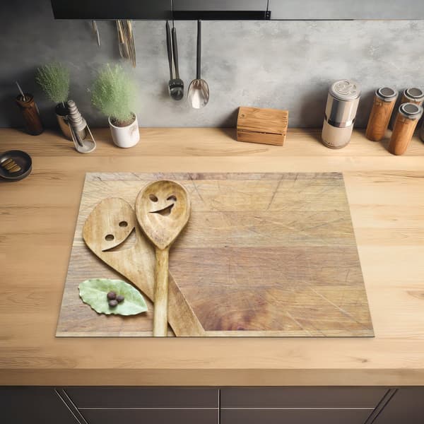 KitchenYeah Induktionsskydd - Skyddsmatta Spishäll - Induktionshäll Täckmatta - Dekoration Kökstillbehör