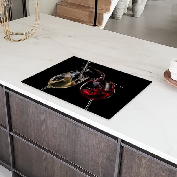 KitchenYeah Induktionsskydd - Skyddsmatta Spishäll - Induktionshäll Täckmatta - Dekoration Kökstillbehör