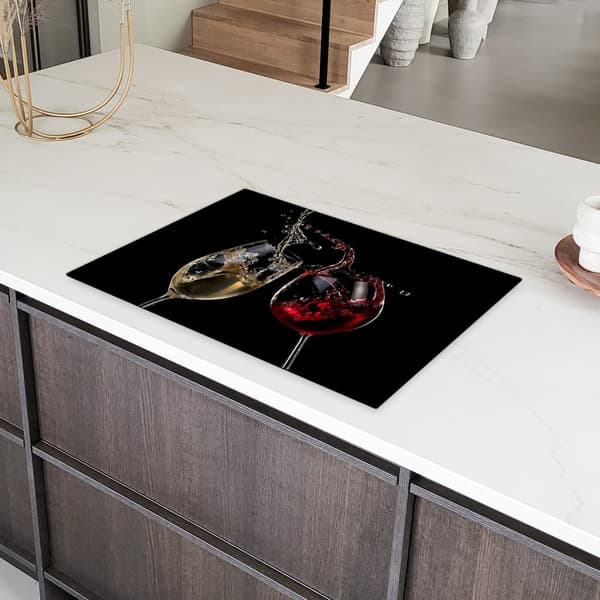 KitchenYeah Induktionsskydd - Skyddsmatta Spishäll - Induktionshäll Täckmatta - Dekoration Kökstillbehör