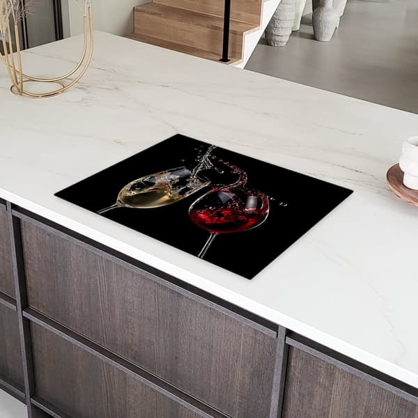 KitchenYeah Induktionsskydd - Skyddsmatta Spishäll - Induktionshäll Täckmatta - Dekoration Kökstillbehör