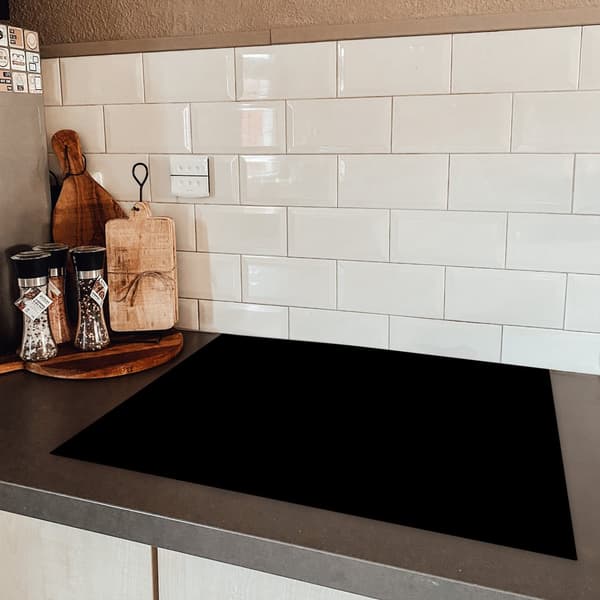 KitchenYeah Induktionsskydd - Skyddsmatta Spishäll - Induktionshäll Täckmatta - Dekoration Kökstillbehör