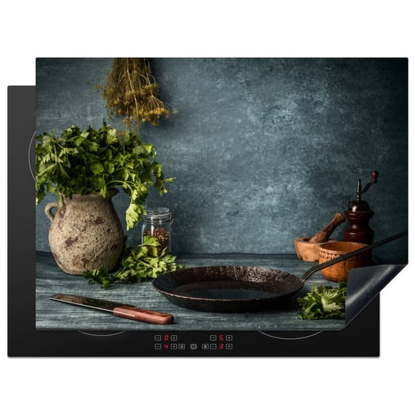 KitchenYeah Induktionsskydd - Skyddsmatta Spishäll - Induktionshäll Täckmatta - Dekoration Kökstillbehör