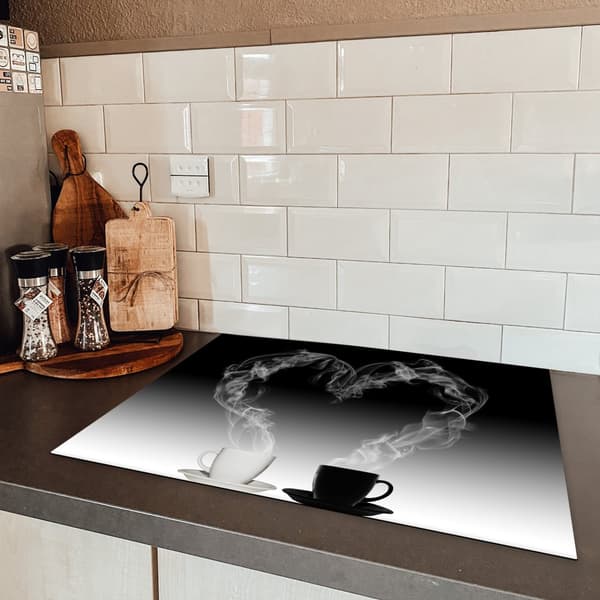 KitchenYeah Induktionsskydd - Skyddsmatta Spishäll - Induktionshäll Täckmatta - Dekoration Kökstillbehör