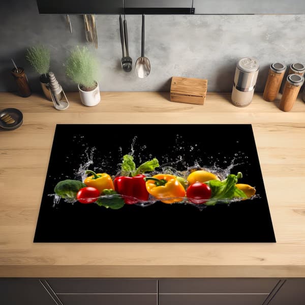 KitchenYeah Induktionsskydd - Skyddsmatta Spishäll - Induktionshäll Täckmatta - Dekoration Kökstillbehör