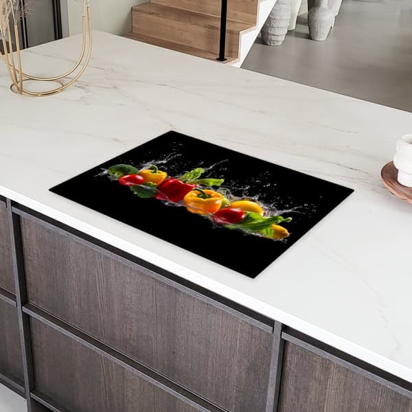 KitchenYeah Induktionsskydd - Skyddsmatta Spishäll - Induktionshäll Täckmatta - Dekoration Kökstillbehör