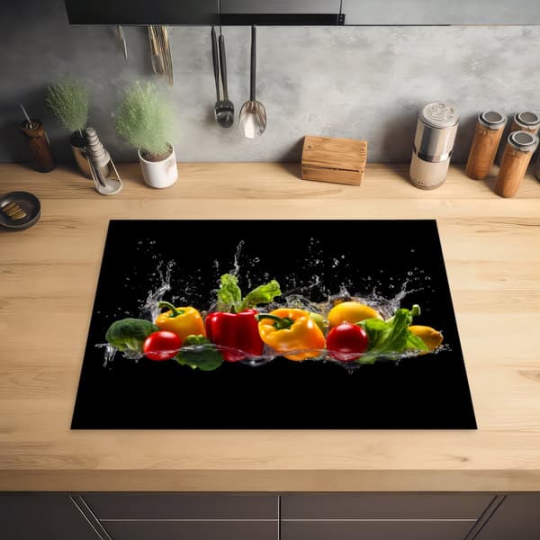 KitchenYeah Induktionsskydd - Skyddsmatta Spishäll - Induktionshäll Täckmatta - Dekoration Kökstillbehör