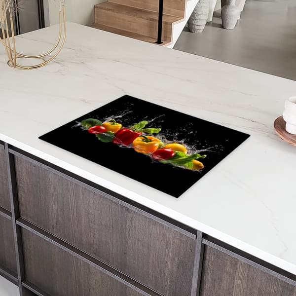KitchenYeah Induktionsskydd - Skyddsmatta Spishäll - Induktionshäll Täckmatta - Dekoration Kökstillbehör