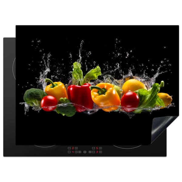 KitchenYeah Induktionsskydd - Skyddsmatta Spishäll - Induktionshäll Täckmatta - Dekoration Kökstillbehör