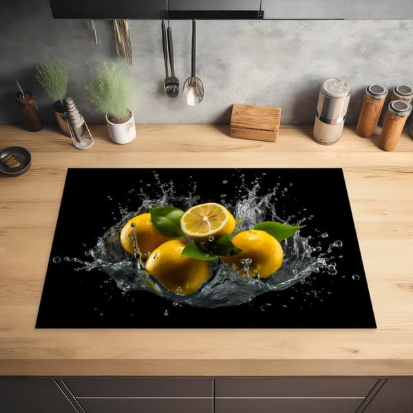 KitchenYeah Induktionsskydd - Skyddsmatta Spishäll - Induktionshäll Täckmatta - Dekoration Kökstillbehör