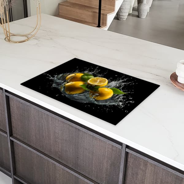 KitchenYeah Induktionsskydd - Skyddsmatta Spishäll - Induktionshäll Täckmatta - Dekoration Kökstillbehör