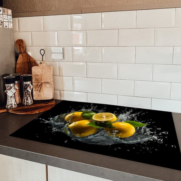 KitchenYeah Induktionsskydd - Skyddsmatta Spishäll - Induktionshäll Täckmatta - Dekoration Kökstillbehör