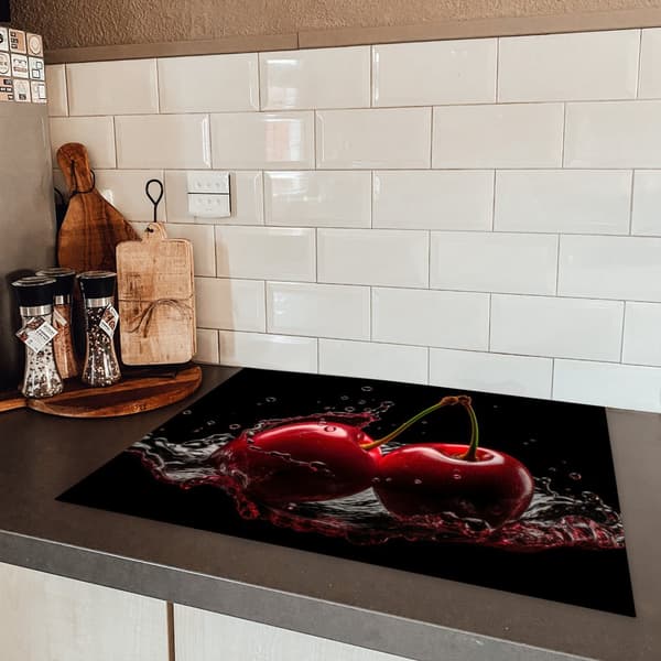 KitchenYeah Induktionsskydd - Skyddsmatta Spishäll - Induktionshäll Täckmatta - Dekoration Kökstillbehör