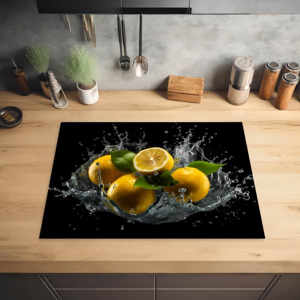 KitchenYeah Induktionsskydd - Skyddsmatta Spishäll - Induktionshäll Täckmatta - Dekoration Kökstillbehör