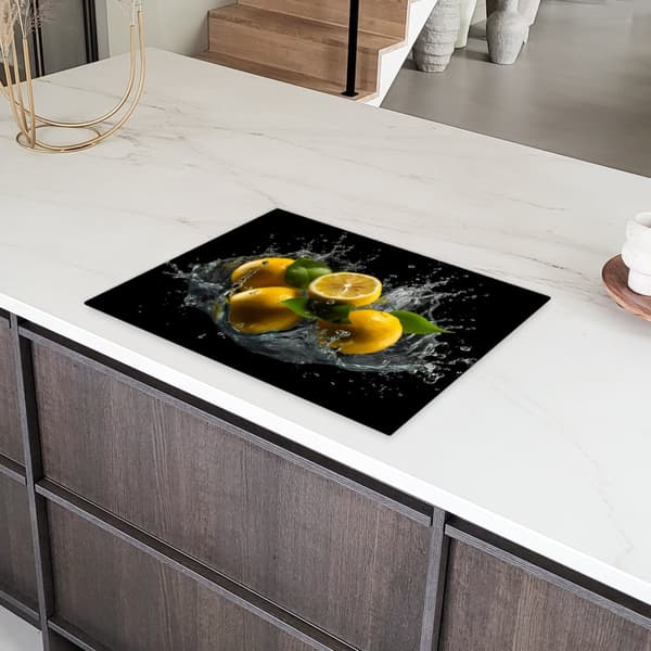 KitchenYeah Induktionsskydd - Skyddsmatta Spishäll - Induktionshäll Täckmatta - Dekoration Kökstillbehör